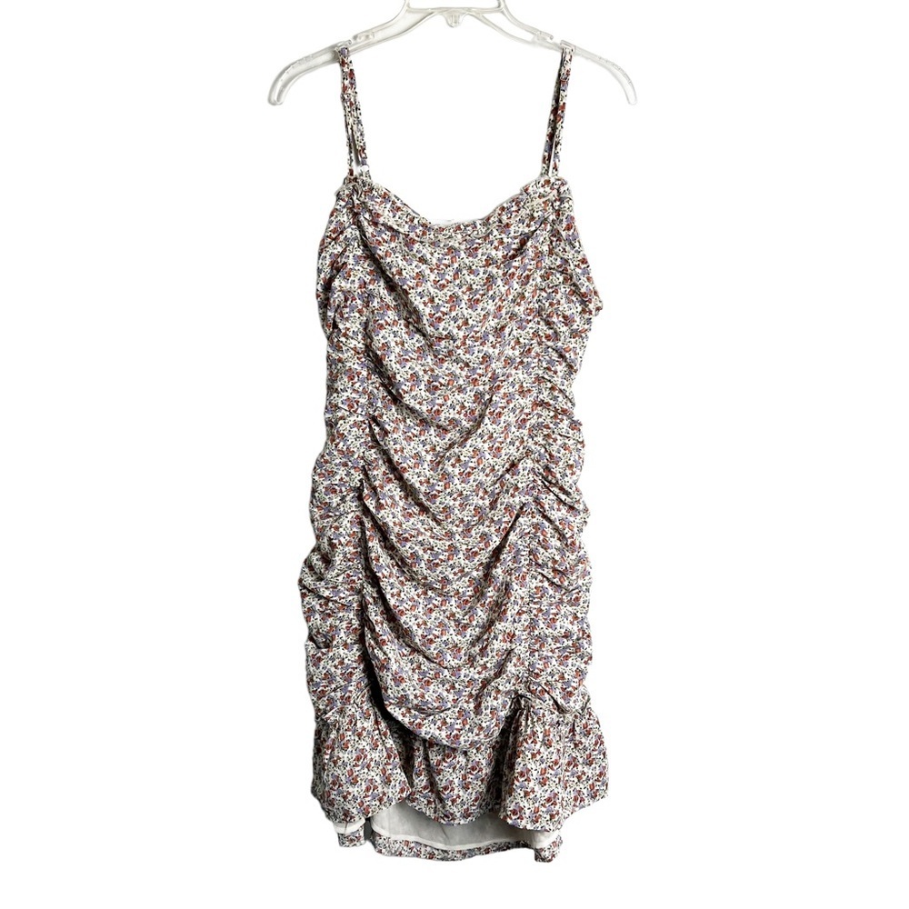 Fashion Nova - Ruched Tie Back Ditsy Floral Dress - Sz. 2X
